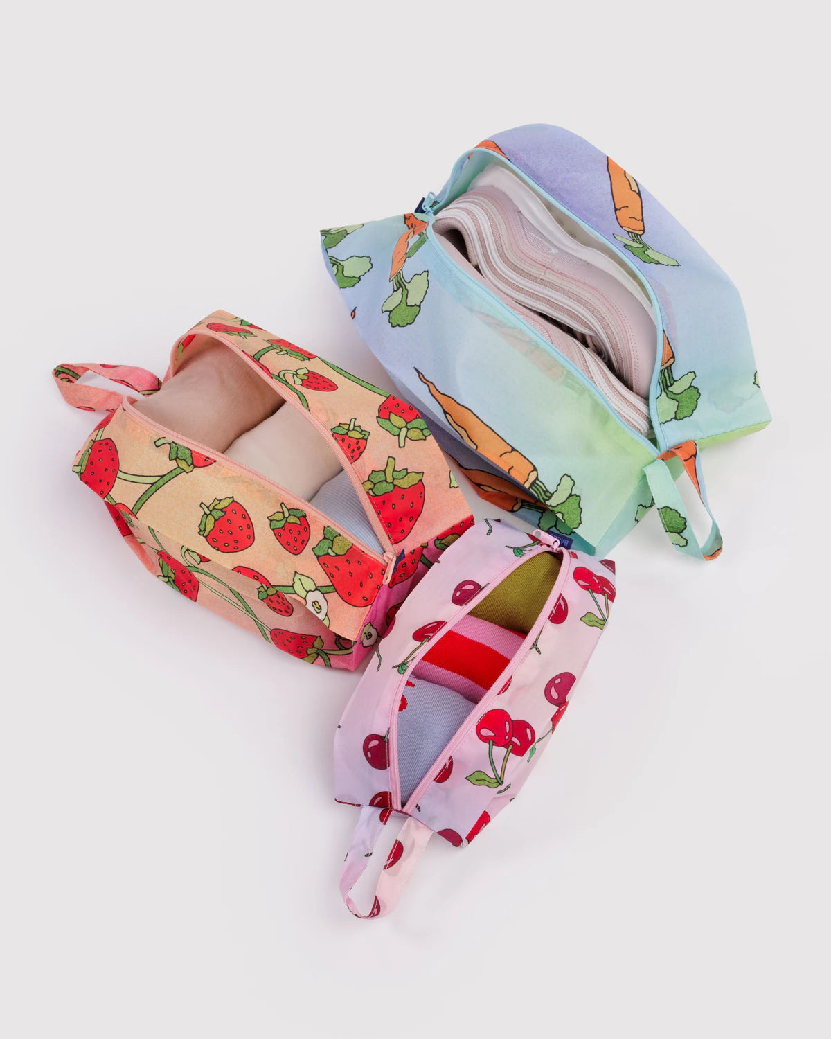 3D Zip Packing Set - Carrots & Berries - Hello World Modern Mercantile