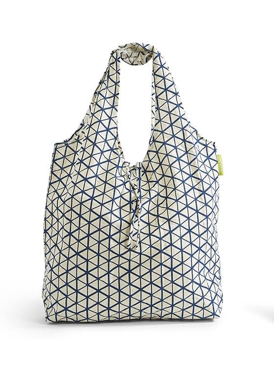 Indigo Inspired Cotton Market Tote Bag - Hello World Modern Mercantile