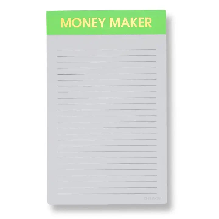 Lined Notepad - Money Maker
