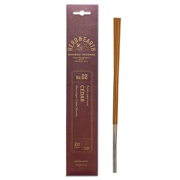Herb & Earth Bamboo Natural Incense Sticks - Hello World Modern Mercantile