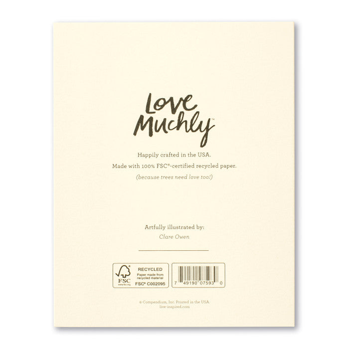 Thank You Greeting Card - There are Good Places in this World. Back