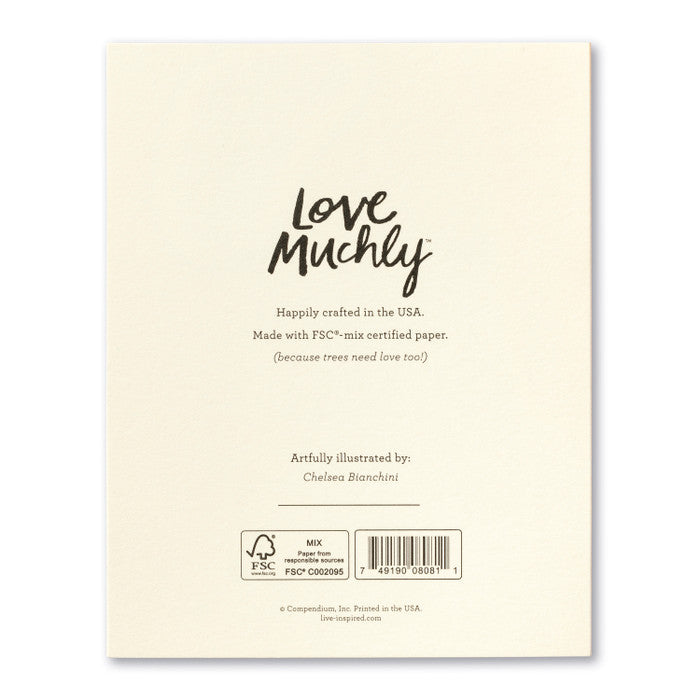 Friendship Greeting Card - Nobody's Perfect Back