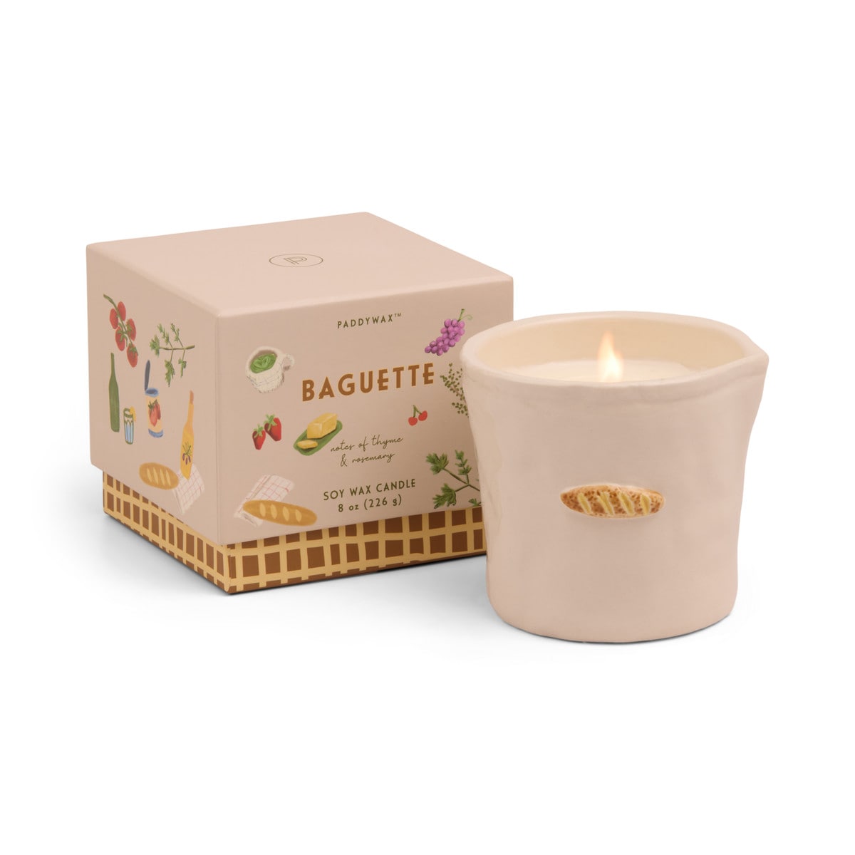 Ceramic Bistro Creamer Candle 8 oz