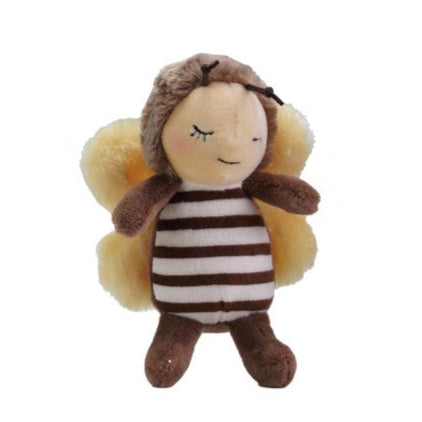 Cute Plush Love Bug Brown Stripes