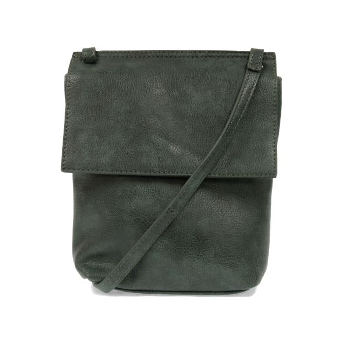 Vegan Leather Aimee Small Flap Crossbody Bag