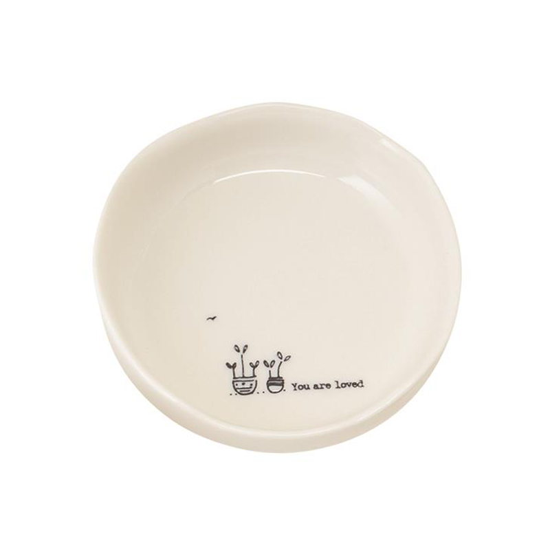 Sweet Sayings Decorative Change Bowl - Hello World Modern Mercantile