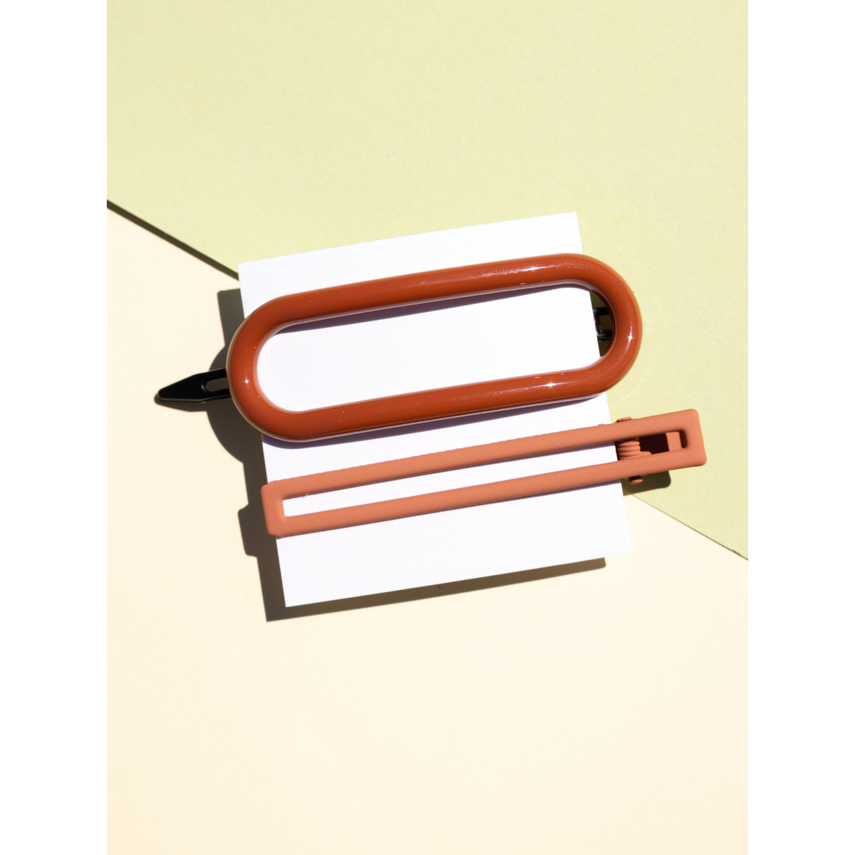Orange — BYRON Hair Clip Set