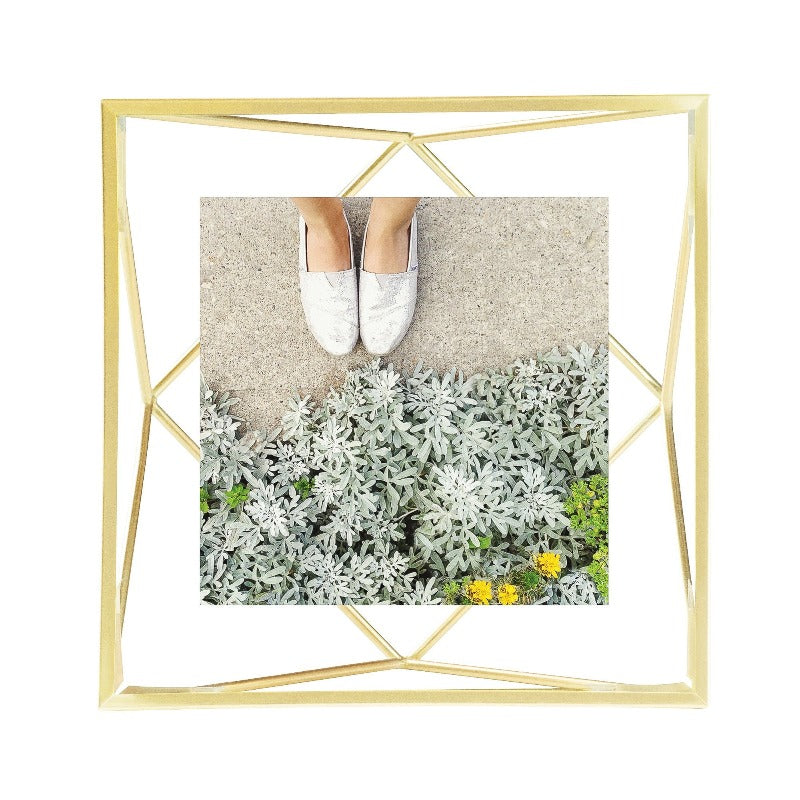 4x4 Prisma Frame - Matte Brass