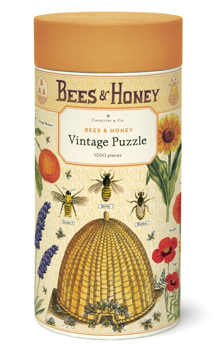 1000-Piece Vintage-Style Puzzle – Bees & Honey