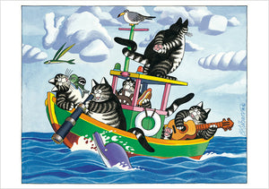 B. Kliban: CatFun Boxed Notecard Assortment Interior Style 4