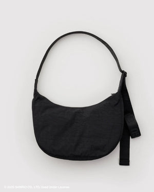 Medium Nylon Crescent Bag - Embroidered Hello Kitty Western - Hello World Modern Mercantile