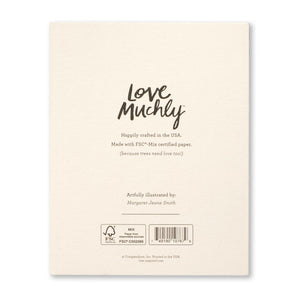 Thank You Greeting Card - Happiness and Gratitude are Intertwined. Back