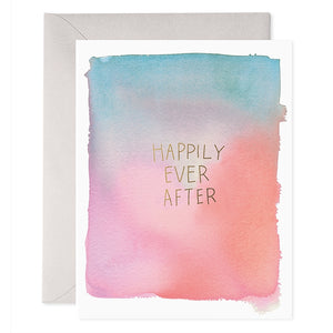 Happily Ever After Wedding Greeting Card - Hello World Modern Mercantile