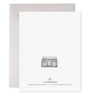 Disco Ball Dance Hard Birthday Card