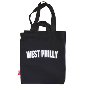 West Philly Embroidered Black Tote Bag