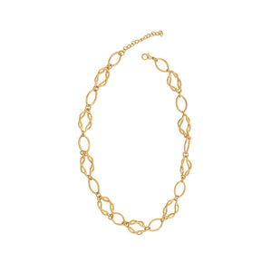 Matte Intertwined Knot Chain Necklace - Hello World Modern Mercantile