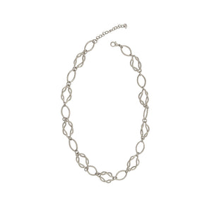 Matte Intertwined Knot Chain Necklace - Hello World Modern Mercantile