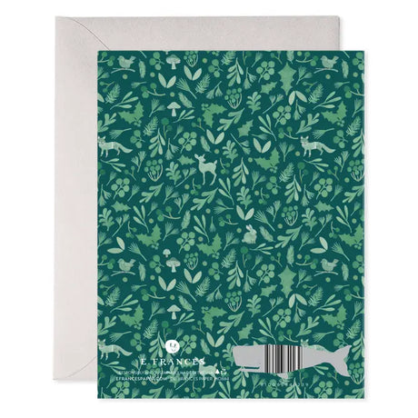 Winter Forest Christmas New Year Card