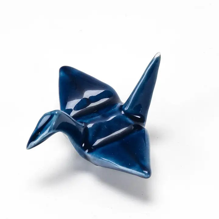 Origami Crane Porcelain Chopsticks Rest - Hello World Modern Mercantile