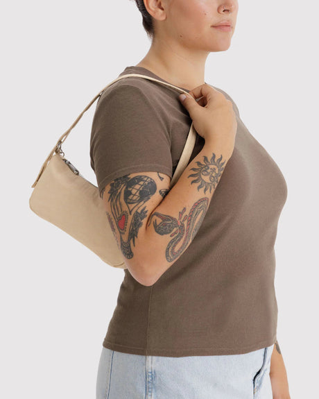 Nylon Pochette Bag - Custard - Hello World Modern Mercantile