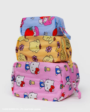 3D Zip Packing Set - Hello Kitty & Friends Florals - Hello World Modern Mercantile