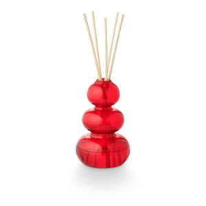 Memories of Mistletoe Kisses Red Glass Bubble Christmas Reed Diffuser