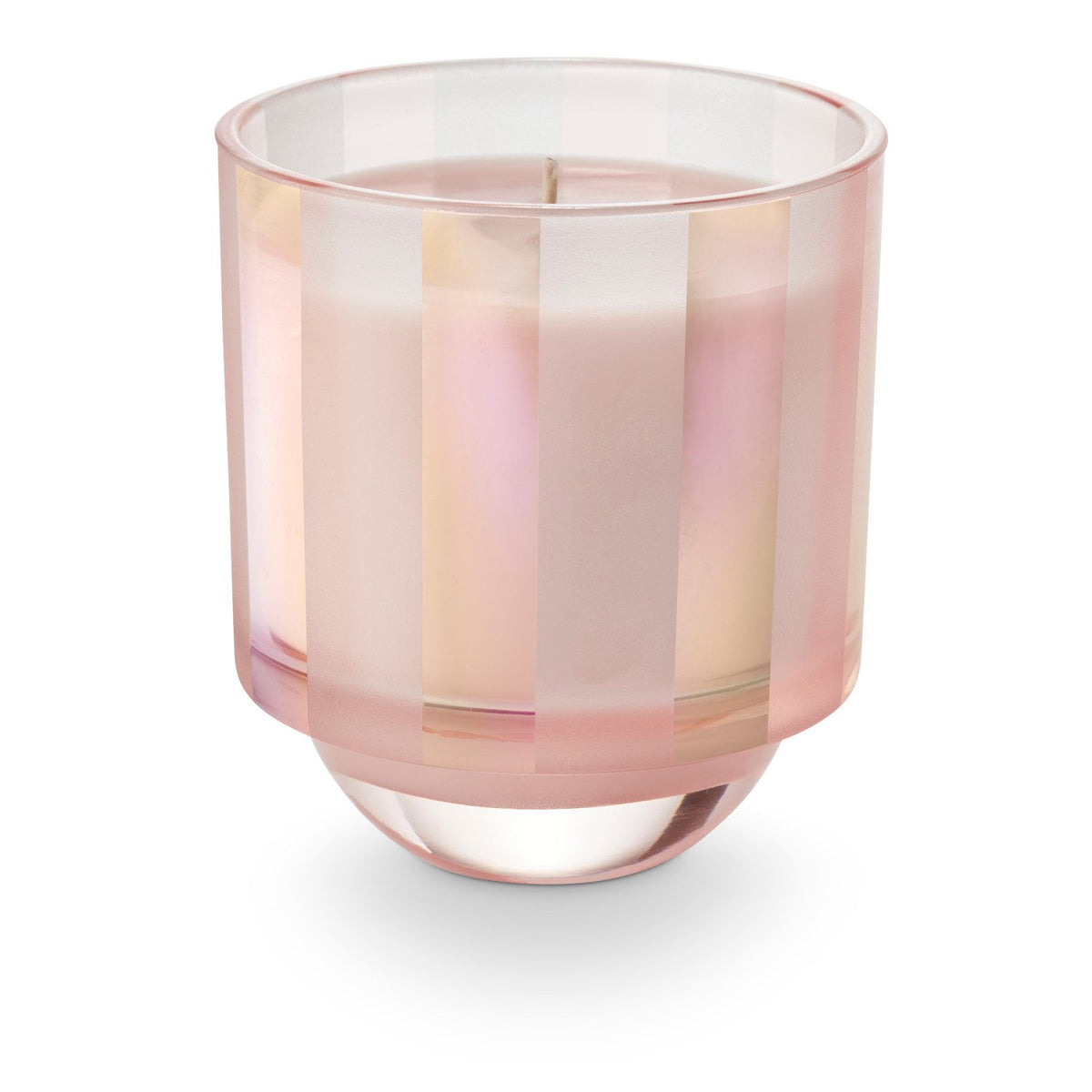 Memories of Popcorn Garland Iridescent Striped 9.3 oz Christmas Soy Candle