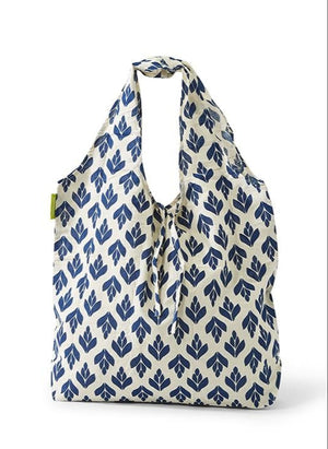Indigo Inspired Cotton Market Tote Bag - Hello World Modern Mercantile