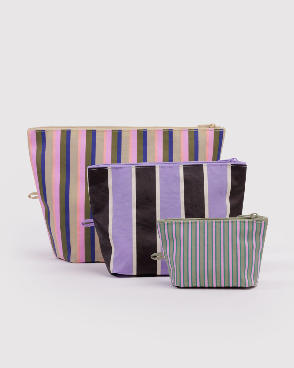 Go Pouch Set - Candy Shop Stripes