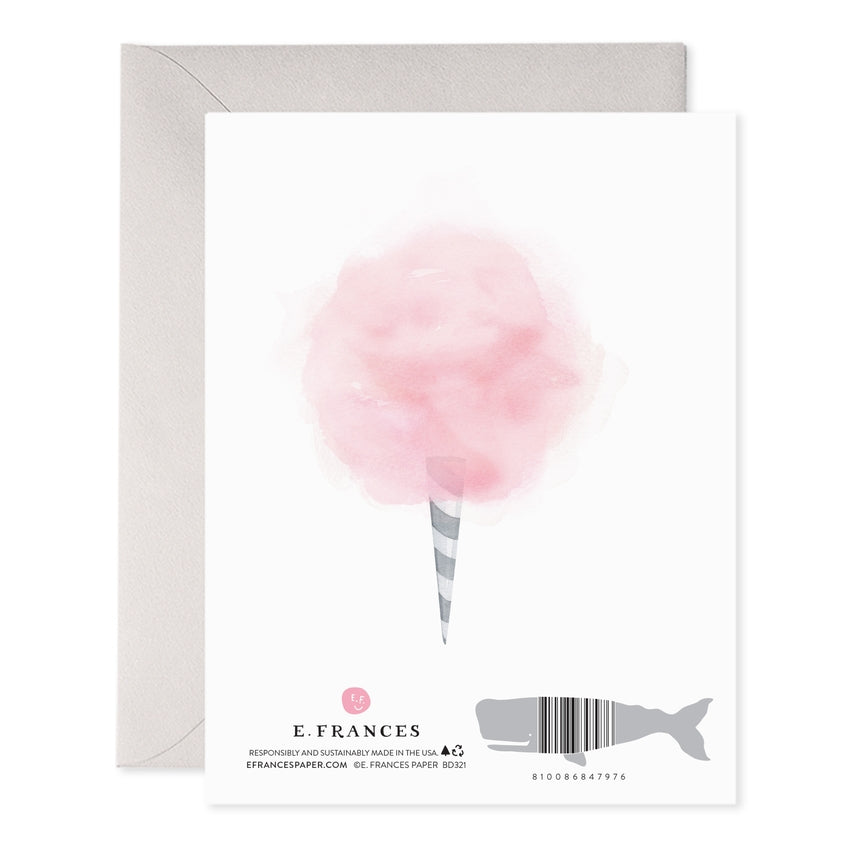 Cotton Candy Sweet Birthday Card