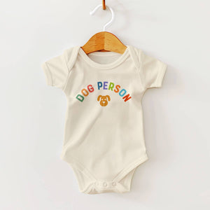 Dog Person Printed Cotton Baby Onesie – Funny Pet Lover Gift for Babies