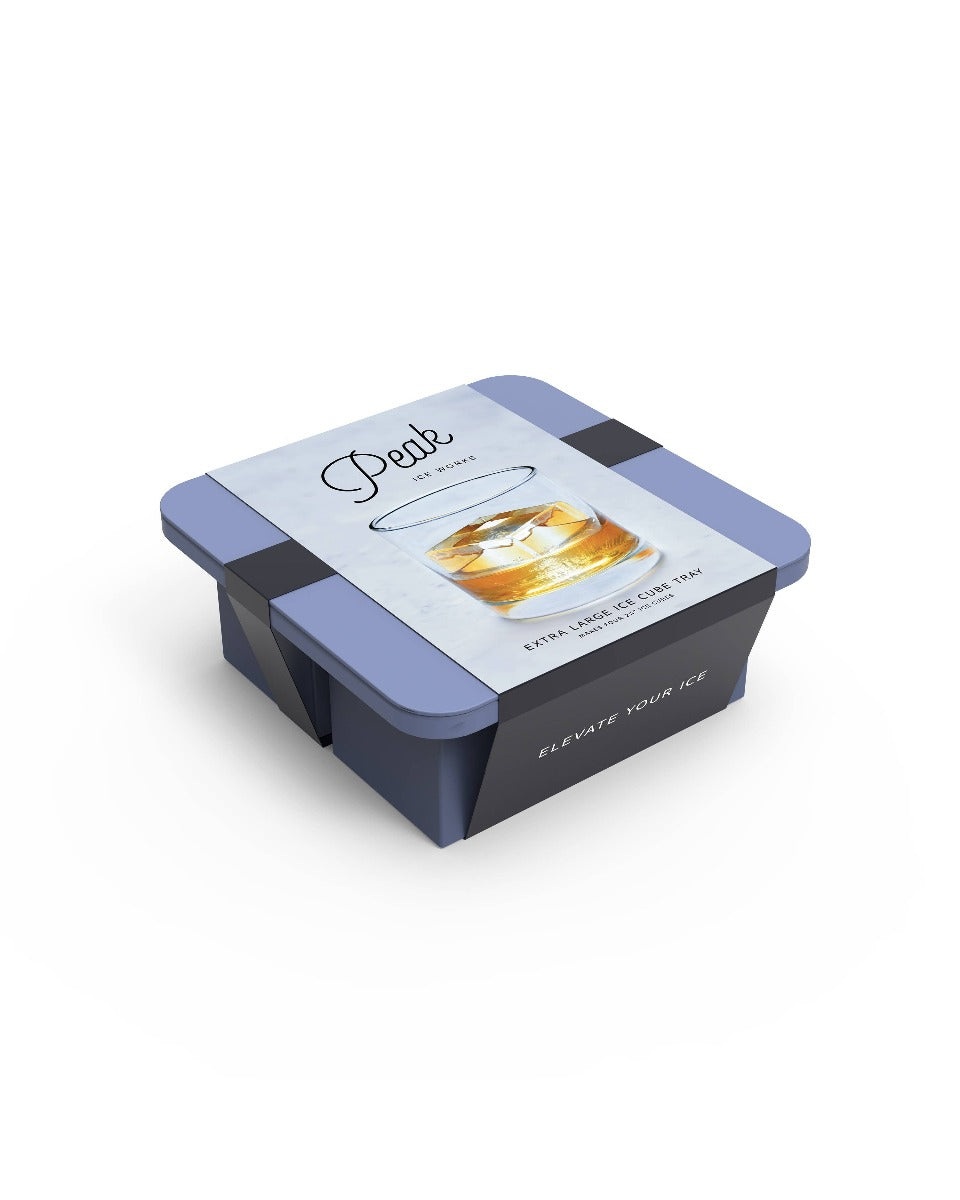 Peak Extra Large Silicone Ice Cube Tray - Blue