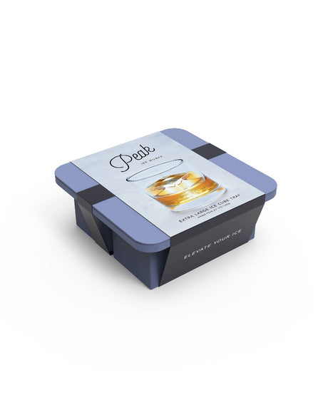 Peak Extra Large Silicone Ice Cube Tray - Blue
