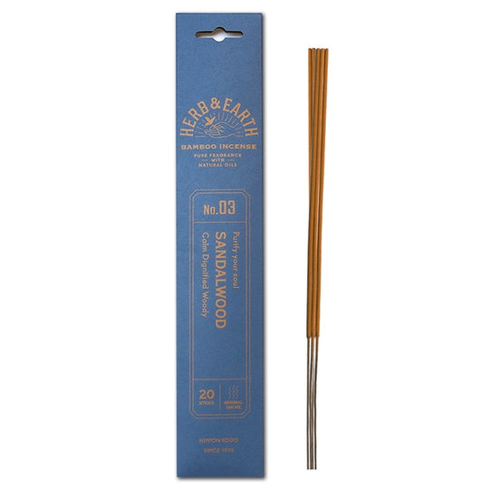 Herb & Earth Bamboo Natural Incense Sticks - Hello World Modern Mercantile