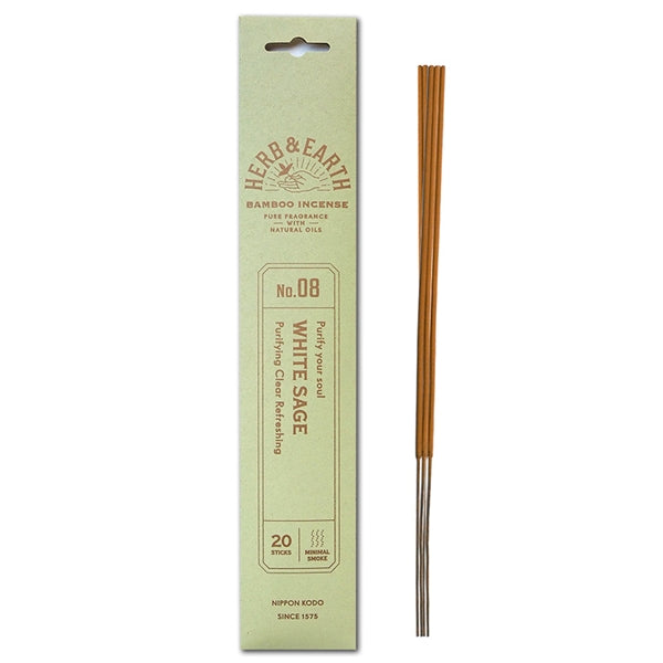 Herb & Earth Bamboo Natural Incense Sticks - Hello World Modern Mercantile