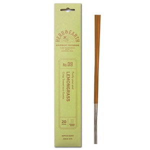 Herb & Earth Bamboo Natural Incense Sticks - Hello World Modern Mercantile