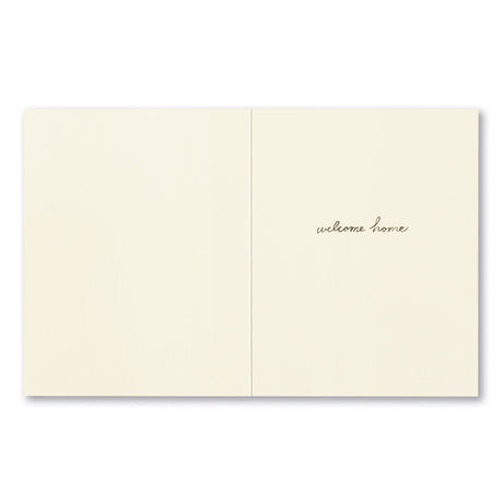 New Home Greeting Card - This is Where Memories are Made Interior Message : Welcome Home.