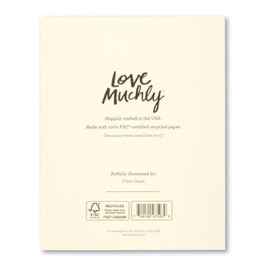 Thank You Greeting Card - There are Good Places in this World. Back