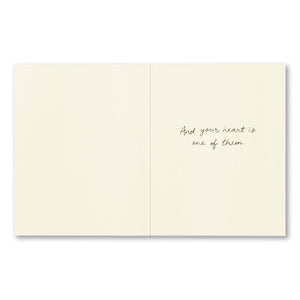 Thank You Greeting Card - There are Good Places in this World. Interior Message: And your heart is one of them.