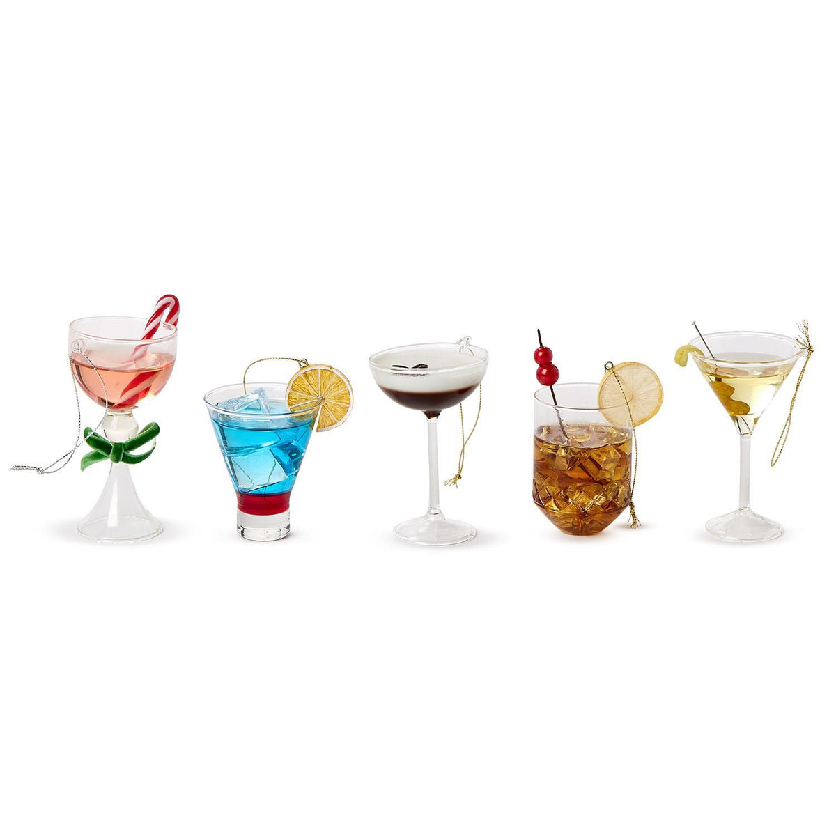 Holiday Cocktail Drink Christmas Ornament