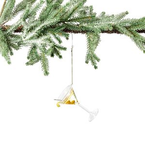 Holiday Cocktail Drink Christmas Ornament