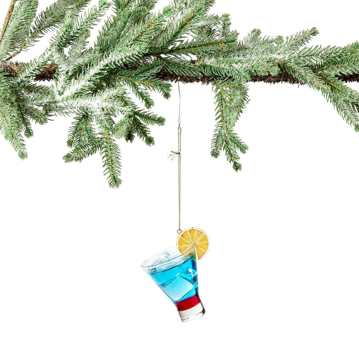 Holiday Cocktail Drink Christmas Ornament