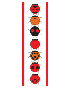 Ladybug Patterned Bookmark by Artist Charley Harper