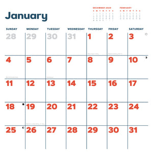 2026 Wall Calendar: Catffirmations