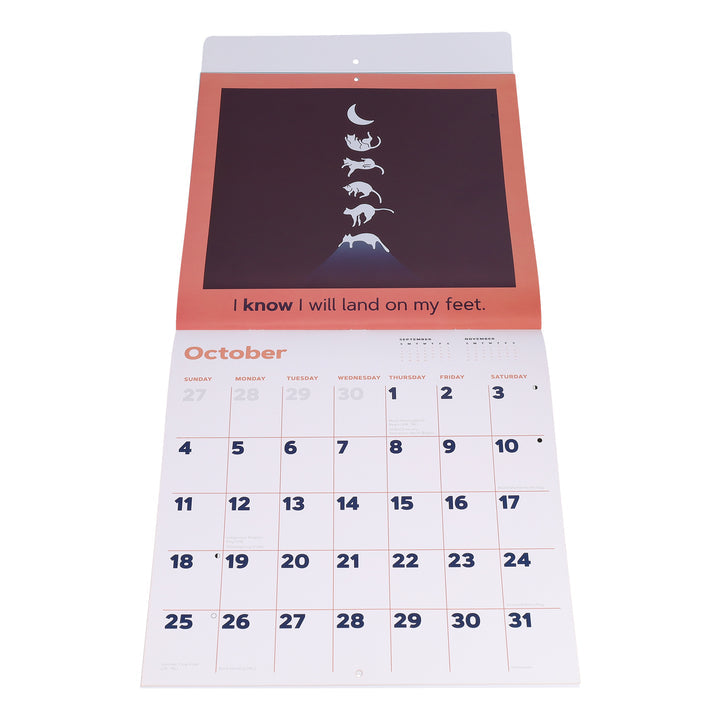 2026 Wall Calendar: Catffirmations