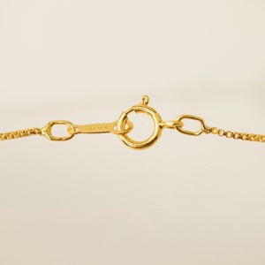 December Birthstone Gold-Filled Charm Necklace Clasp