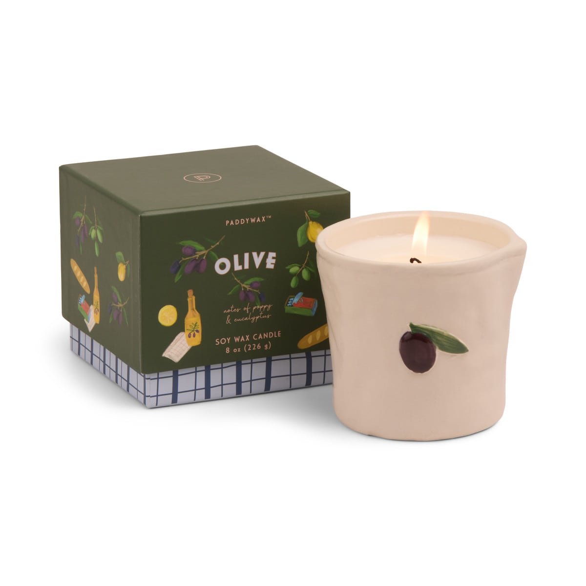 Ceramic Bistro Creamer Candle 8 oz