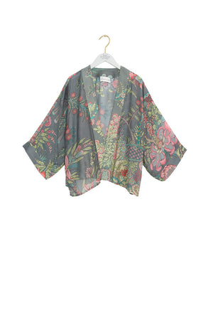 Boho Garden Grey Kimono