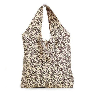 Colorful Block-Printed Cotton Market Tote Bag Purple