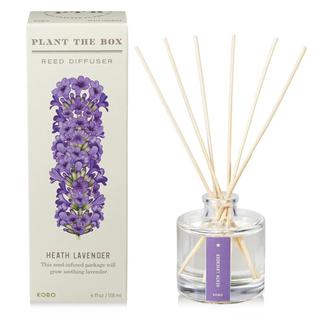 Heath Lavender - Plant The Box Scented Reed Diffuser